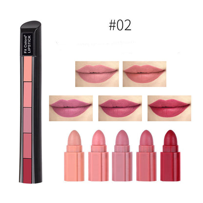 5 in 1 Velvet Matte Lipstick